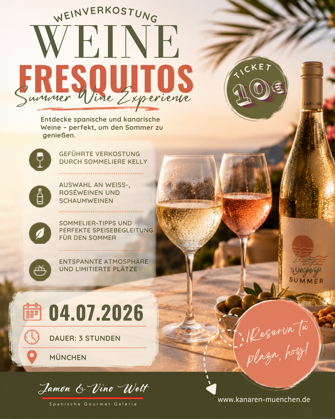 Weine Fresquitos · Summer Wine Experience